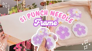 Making an Easy DIY 1 Punch Needle Frame [upl. by Neddie]