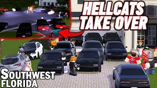 HELLCATS TAKE OVER SWFL  SLIDE SLOW  ROBLOX  Southwest Florida [upl. by Zerimar]