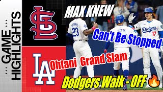 Dodgers Walk  Off 1 Ohtani Grand Slam  Party Game [upl. by Nyar]