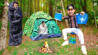 Camping gadgets in deep jungle night survival challenge [upl. by Ratcliff]