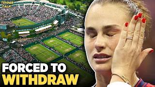 Sabalenka Withdraws from Wimbledon 2024  Tennis News [upl. by Ruskin609]