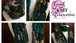 How to Arm Crochet Cowl  Red Heart Boutique Dash easy [upl. by Studnia]