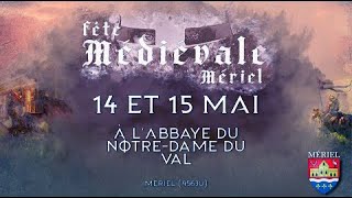 TEASER2 Fête Médiévale Mériel  14 et 15 mai 2022 [upl. by Eillo]