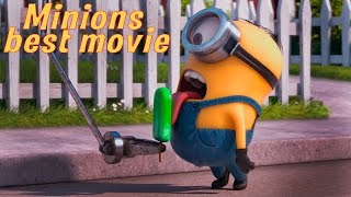 Minions 2 funny cartoon drawing Giant Minion scene  funny drawing meme 😂 [upl. by Rocca]