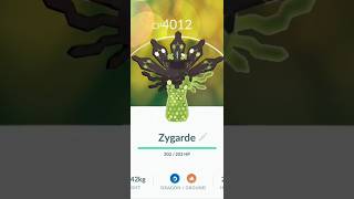 Look at zygarde 50 Form in pokemon go [upl. by Tnomal]