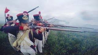 Waterloo 200 the ultimate action cam video  8eme de Ligne french infantry side [upl. by Osmond303]