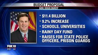 FOX 10 Phoenix Governor Duceys Arizona Budget Proposal [upl. by Justine]