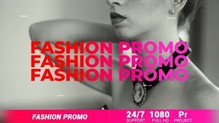 Premiere Pro Template Fashion Promo Style  Free Download [upl. by Nivrad]