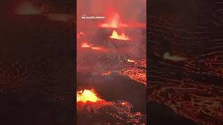 Hawaiis Kīlauea volcano erupts from crater Shorts [upl. by Noruq]