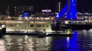 Onboard Bretagne passing Wightlink fleet for the final time November 3rd 2024 [upl. by Terrene503]