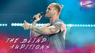 Blind Audition Tim Karkowski sings Coming Home  The Voice Australia 2018 [upl. by Arita914]