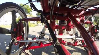 The suspension of the Velove Armadillo cargo bike prototype 3 [upl. by Eemiaj535]