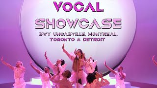 VOCAL SHOWCASE  Ariana Grande Sweetener Tour Uncasville Montreal Toronto amp Detroit [upl. by Nosila]