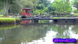 Hilo Bay Hawaii Liliuokalani Gardens at Rest [upl. by Oberon30]