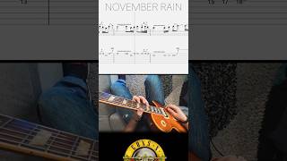 NOVEMBER RAIN • Guitar Solo POV LESSON Tab guitar slash gibson [upl. by Larianna694]