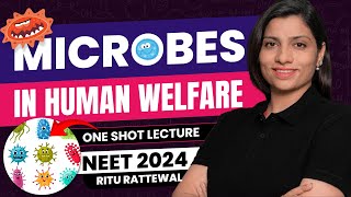 MICROBES in Human Welfare Class 12 One Shot  NEET 2024 Biology  NCERT  Ritu Rattewal [upl. by Nabala]