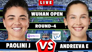 🔴LIVE Andreeva E vs Paolini J • Wuhan Open 2024  round4 Andreeva Paolini tennis wta atp [upl. by Inkster]