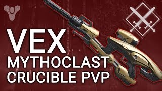 Destiny Using Vex Mythoclast in Crucible for the First Time [upl. by Onirefes]