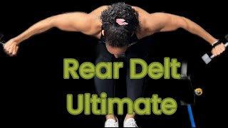 The Ultimate Rear Delt Workout with Dumbbells  3 Exercises to Build Massive Shoulders [upl. by Meri]