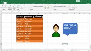 LEER CELDAS EN EXCEL [upl. by Jilli679]