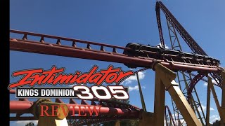 Pantherian Intimidator 305 Kings Dominion Review The Intense Intamin Giga Roller Coaster [upl. by Atokad]