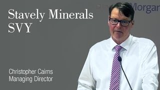 Stavely Minerals SVY Christopher Cairns Managing Director [upl. by Kelsi840]