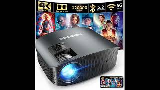 GooDee 4K Projector with WiFi amp Bluetooth – The Ultimate Home Theater Experience [upl. by Anerb309]