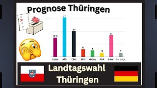 Landtagswahl Thüringen Schwere Koalitionsbildung Prognose 2024 2 [upl. by Wesley]