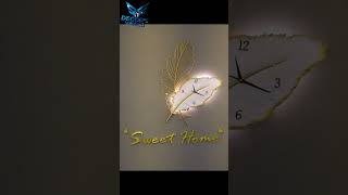 Trendy wall clock designs 2025 viralshort shorts trendyshorts interiordesignideas home [upl. by Michell]