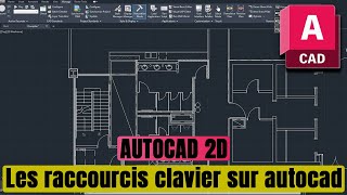 Les raccourcis clavier sur autocad [upl. by Fisk]