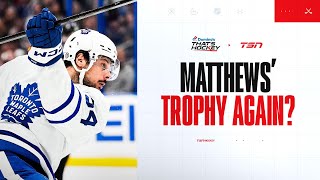 Is Auston Matthews a lock to win the Rocket again [upl. by Eannaj]