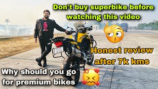 2023 Benelli TRK 502x HONEST ownership review 😱  Ride experience 😍 Pros and Cons of superbike⚠️ [upl. by Thurmann276]