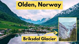 We Visit the Breathtaking Briksdal Glacier in Olden Norway  PampO Iona Fjords Cruise [upl. by Nwahsit]