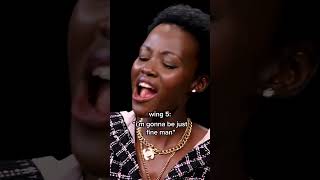 Lupita Nyongos reaction to every wing on Hot Ones [upl. by Amjan]