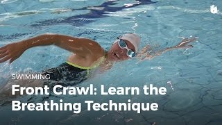 How to Breathe While Swimming  Front Crawl [upl. by Cchaddie]