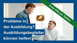 Probleme in der Ausbildung Ausbildungsbegleiter können helfen [upl. by Arly]