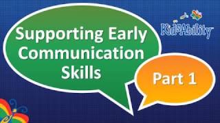 KidsAbility  Augmentative Communication Services  Early Communication Part 1 [upl. by Levitt808]