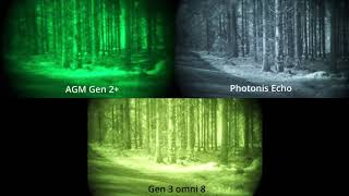 AGM gen2 vs Photonis Echo vs Omni 8 Fullmoon [upl. by Lhamaj395]