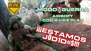 juego Airsoft en un Bosque🌲 con edificaciones  AIRSOFT ESPAÑA 🇪🇸mimetic ghost Gameplay partida [upl. by Malkah220]