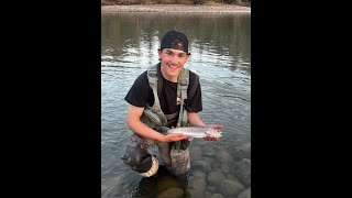 Athabasca River Fly FishingCanoeing Trip  Spring 2023 [upl. by Fabi75]