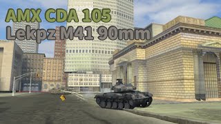 maestria com AMX CDA 105 🇫🇷 e Lekpz M41 90mm 🇩🇪 wotb wotbbrasil amxcda105 lekpzm4190mm fy fyp [upl. by Pironi333]