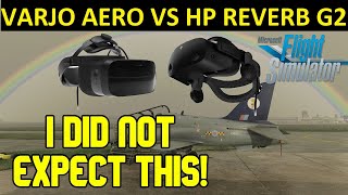 VARJO AERO vs HP REVERB G2 FPS TEST  MSFS [upl. by Anital]