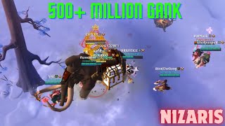 MAMMOTH  500 MILL GANK  JUICY KILLS ONLY  ALBION ONLINE GANKING  NIZARIS [upl. by Ellitnahc]