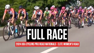 FULL RACE USA Cycling Pro Road Nationals 2024 Elite Womens Road Race [upl. by Laeira]