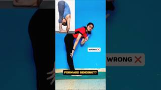 I Tried Forward Fold Yoga shorts viral [upl. by Wilt]