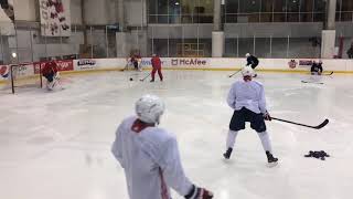 Braden Holtby Washington Capitals Practice [upl. by Connolly]