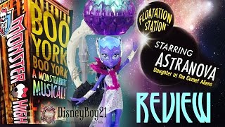 Monster High Boo York Astranova Floatation Station Doll Playset Review amp Unboxing [upl. by Green642]