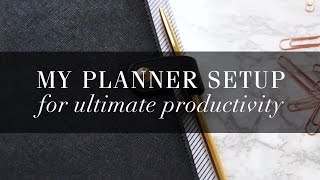 My Minimal Planner Setup for Ultimate Productivity  Crossbow Printables [upl. by Onailil]