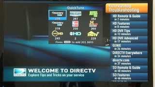 Direct tv Tips Quick Tune [upl. by Wincer]