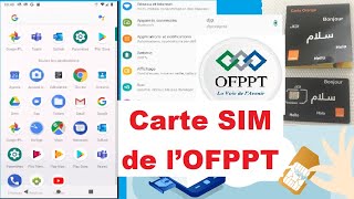 7 Procédure d’utilisation de la carte SIM de lOFPPT [upl. by Nosreffej]